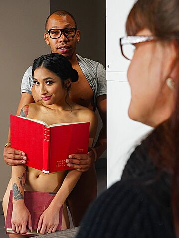 Asian Hottie Avery Black Gets Fucked In The Library