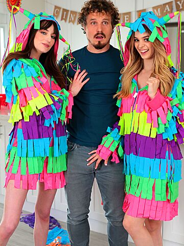 Lana Smalls And Molly Little Fucking In Threesome On Cinco De Mayo Party photos (Robby Echo)